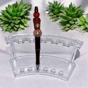 Starbucks refillable beaded pen